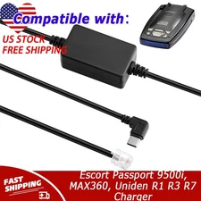USB-C to RJ11 Plug Cord For Escort Passport 9500i, MAX360, Uniden R1 R3 R7