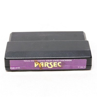   TEXAS INSTRUMENTS SOLID STATE - Parsec - Video Game Cartridge - TESTED  