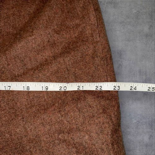 Vintage Pendleton Wool Pants Women’s 34 Brown Wide Pleated - Picture 9 of 18