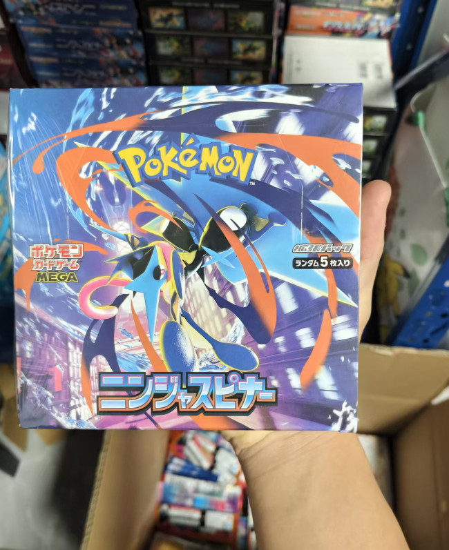 (1 box)Pokemon Japanese Ninja Spinner M4 Booster Box Mega Evolution EX Sealed !