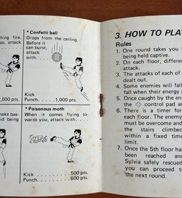 Kung Fu NES | Manual Only | Original Nintendo Instruction Booklet