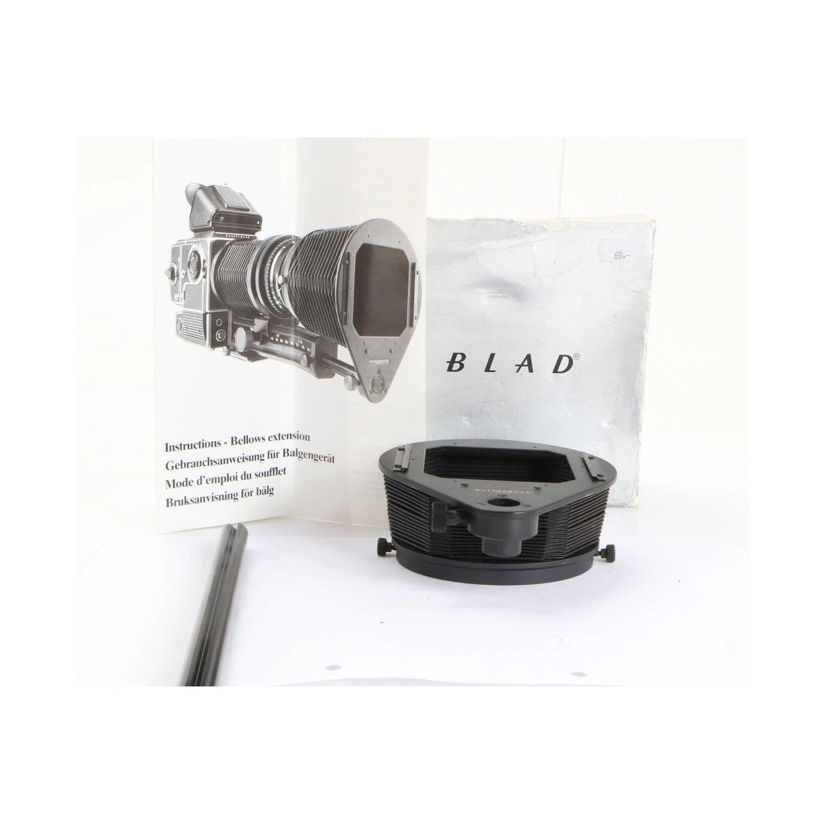 ABAT-JOUR DE CAPOT d'objectif Hasselblad d'occasion 150 mm teinte carrée noire originale EUR 54