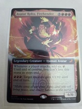 mtg, Avatar Roku, Firebender (Extended Art) Avatar: The Last Airbender reg. NM