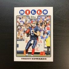 2008 TOPPS TRENT EDWARDS #14 BUFFALO BILLS