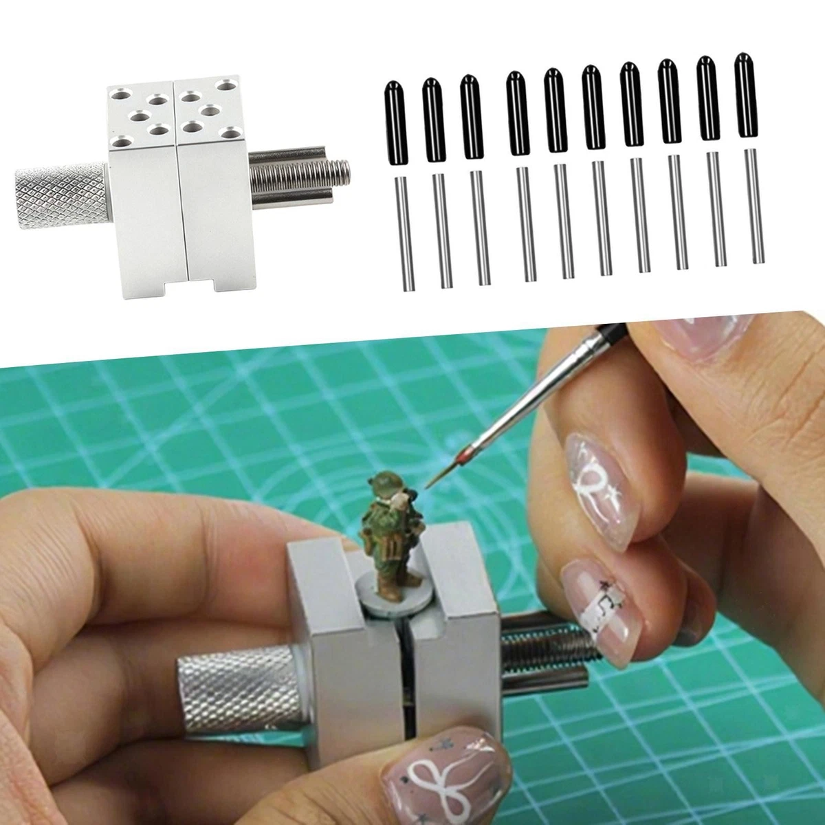 1 pz Mini morsa da tavolo intaglio morsetto da banco orologio riparazione gioielli morsa da banco strumento scultura fai da te morsa supporto pinze regolabili  1420