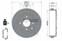 2X Bremstrommel Pagid 61467N FüR Nissan NV200 Evalia Bus Dci 105 M20N 110 M20