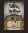 2026 Topps Tier One Jacob Wilson A's RC Rookie Relics Die-Cut Patch /199