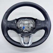 PEUGEOT 2008 MK1 STEERING WHEEL LEATHER CONTROL 16-19