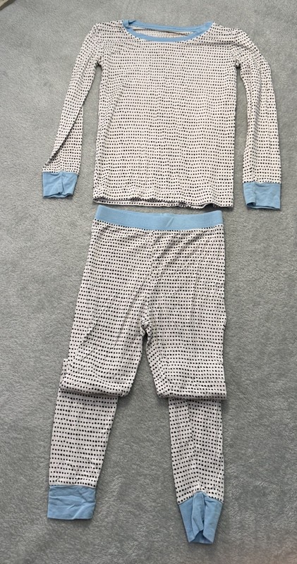 Little Sleepies Blue Polka Dots, 2 Piece LS Pajamas 3T (Free S/H)