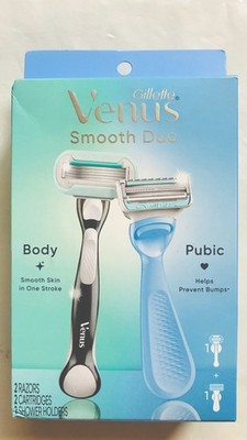 Venus Intimate Grooming Women's Razor Pubic Hair + Body Women, Shaving Kit
