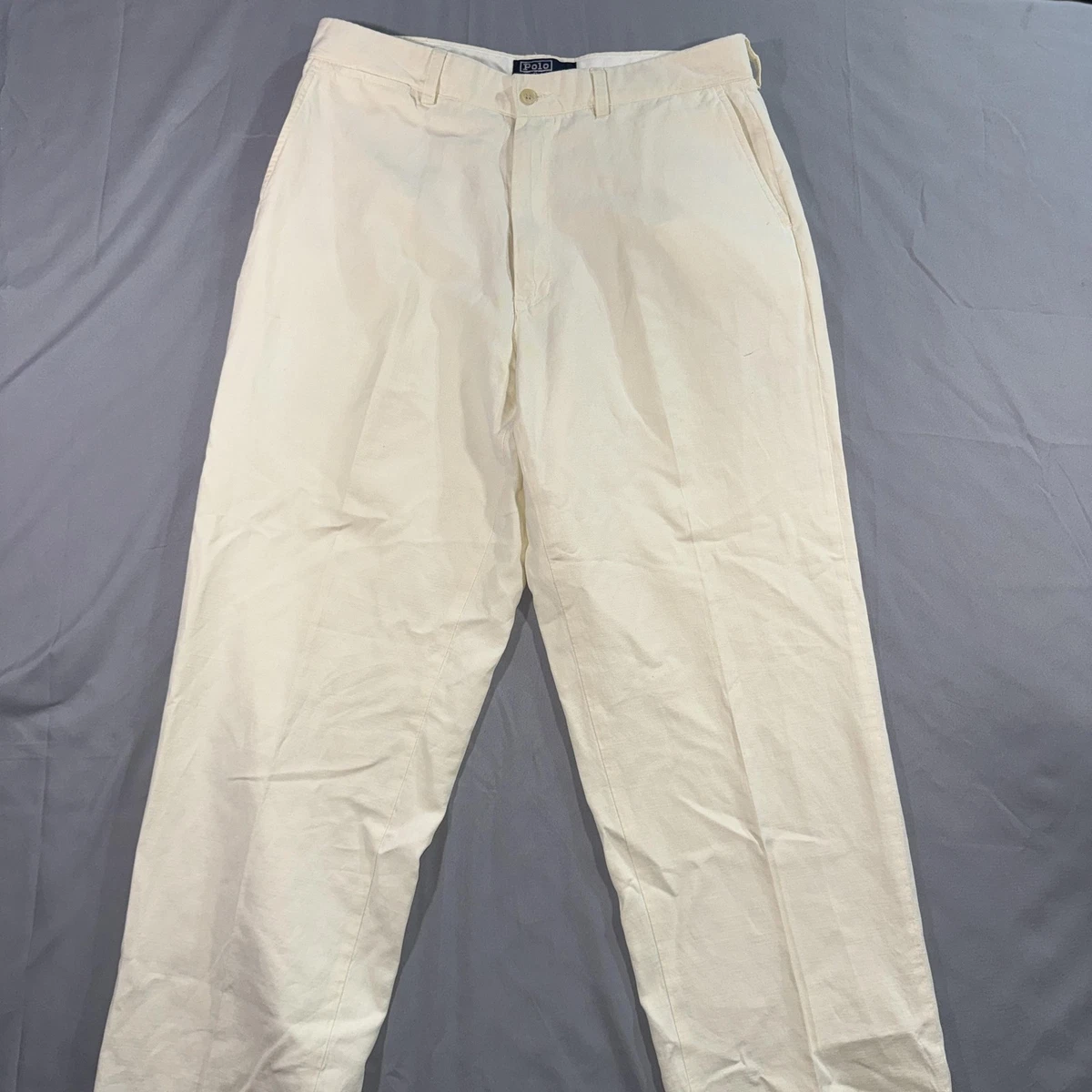 Polo Ralph Lauren Cotton White Pants for Men for sale | eBay