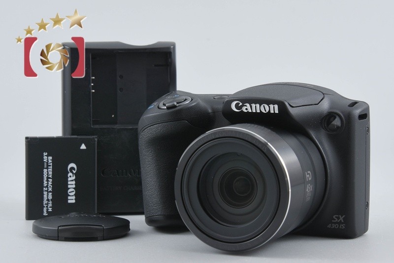 Canon PowerShot SX430 IS Black 20.0 MP Digital Camera | eBay