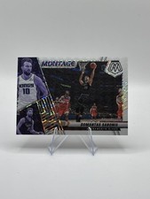 Domantas Sabonis 2021-22 Panini Mosaic Montage #9 White Prizm SP /25 Kings