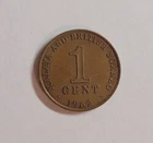 1962 Malaya & British Borneo 1 Cent Coin