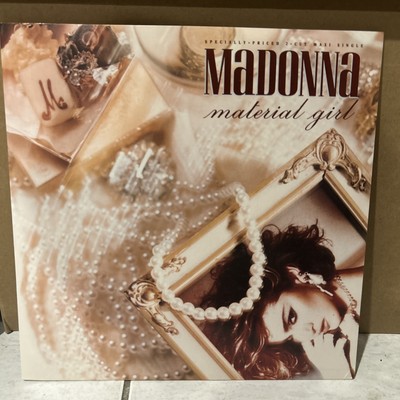 Madonna - Material Girl 1985 45 RPM 12  Vinyl Single Sire Like A Virgin