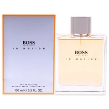 Hugo Boss Men's Boss In Motion EDT Spray 3.3 oz/ 100 ml Fragrances 3616301623311