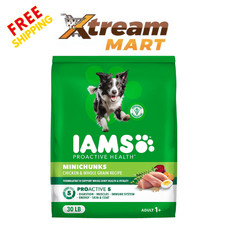 Iams Proactive Health Minichunks Real Chicken Grains Dry Dog Food, 30lb 1.94 per pound