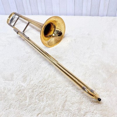 ヤマハ　テナートロンボーン　YSL-647 太管 YAMAHA YSL-647 Professional Gold Bb Tenor Trombone Serviced
