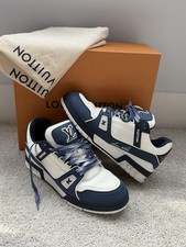 Louis Vuitton Logo Low Top Lace-Up Leather Sn...
