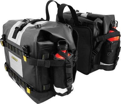 Nelson-Rigg Hurricane 28L Saddlebags Waterproof Tarpaulin Black