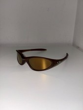 Oakley Minute 1.0 Sunglasses Brown Frame Golden Lenses Vintage