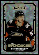 2023-22 Upper Deck Stature #112 Simon Benoit Design-Photo Variant #/22