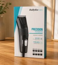 BaBylissMEN Precision Power Electric Hair Clipper 1-25mm 9 Combs 7755U