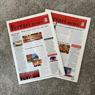FERRARI NEWS ISSUES #117 & #118 OCTOBER & DECEMBER 2006