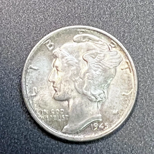 1929-S, 1938-S, 1942-S, 1945-S MERCURY DIMES ~ AU & UNC