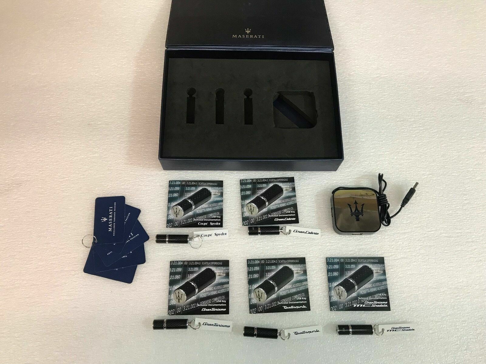 MASERATI COUPE SPYDER GRANCABRIO USB KEY TECHNICAL DOCUMENTATION 4GB OEM