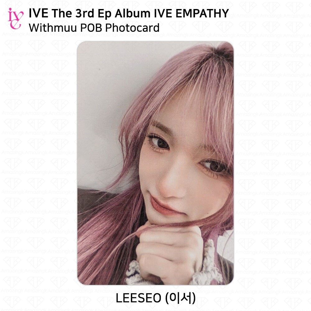 IVE The 3rd EP Album IVE EMPATHY Withmuu POB Photocard KPOP K-POP