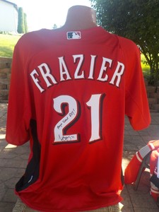 cincinnati reds frazier jersey