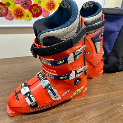 Lange GX9 Ski Boots Steel C60 T GFORCE - Size 10 - 323 mm - Orange
