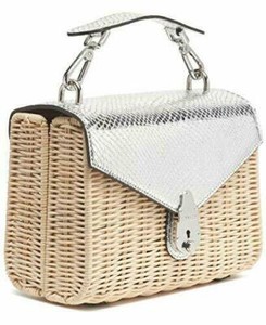 small wicker purse