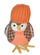Target Spritz 2017 Fall Harvest Bird Orange Knit Cap Featherly Friends