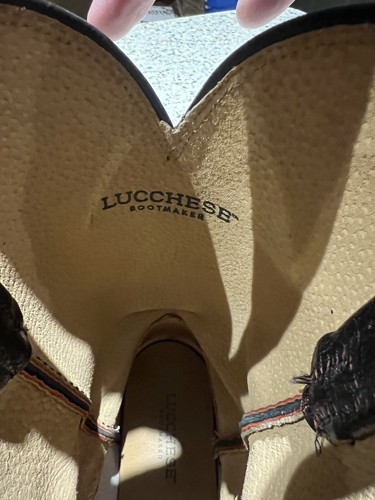 LUCCHESE MAJESTIC ROPER BLACK CHERRY - STIVALI DA UOMO 11 WESTERN- CL6501.C2 - Foto 6 di 7