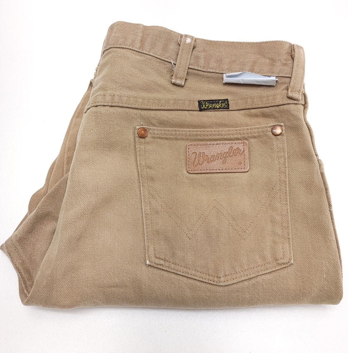 Vintage 70s Wrangler Jeans Mens 36x30 Khaki Cowboy Cut Vintage 70s Wrangler Jeans Mens 36x30 Khaki Cowboy Cut