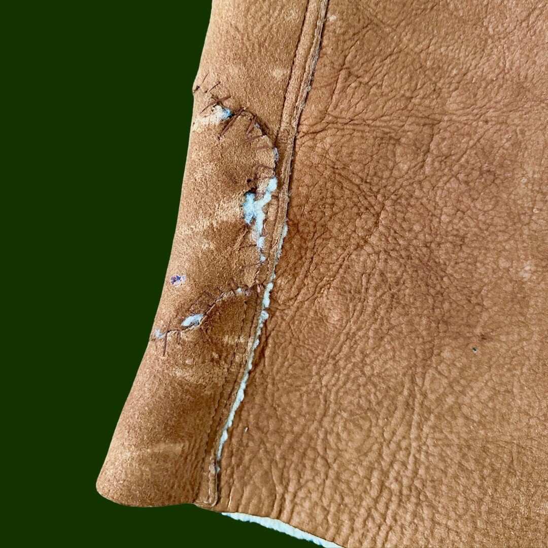 Genuine Antique World War l Sheepskin Gillet Jerkin Jacket by A Baily