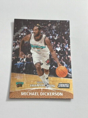 1999-00 Topps Stadium Club Basketball NBA Vancouver Grizzlies Michael Dickerson