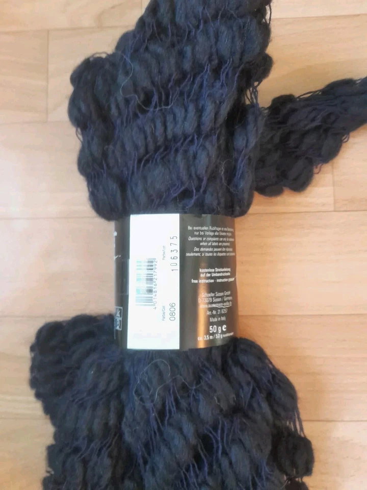 Wolle Finetta  Austermann, weiß 50g Strickwolle Häkelwolle Schal - Bild 2 von 3