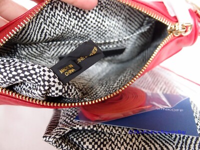 Sac Rebecca Minkoff Mini Luscious En Cuir Rouge - Bandoulière, œillets, état Correct (occasion)