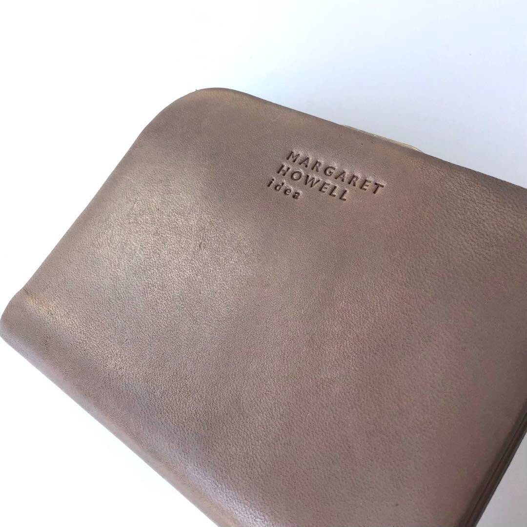 MARGARET HOWELL idea CARD CASE wallet LEATHER color mocha fashion