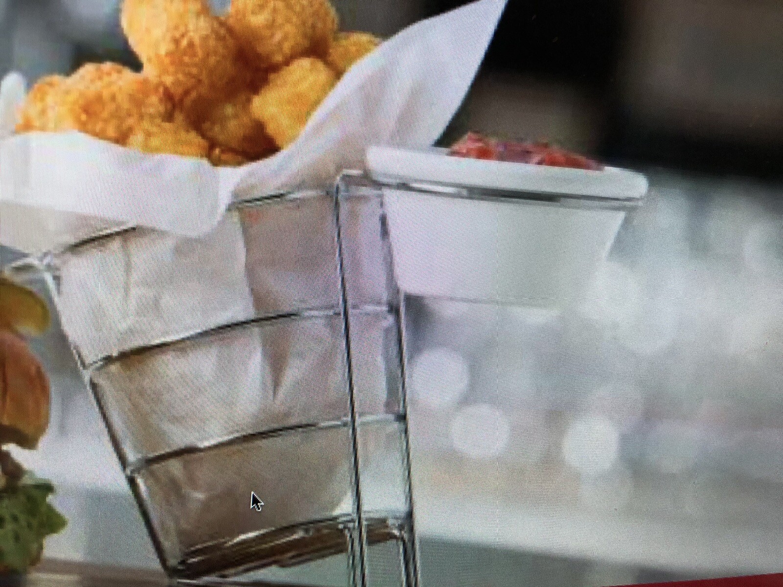 TABLECRAFT ~ MERANDA SIDE BASKET Serve sauce with your sides ~ Stainless Steel