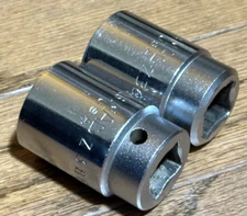 🇺🇸 JUMBO 3/4" DR MAC Tools 1-1/8" & 1-3/16" Socket Set Lot 6 Point SAE Shallow