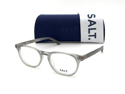 SALT Optics  PIERCE  Matte Smoke Gray  / Demo Lens 48mm Eyeglasses