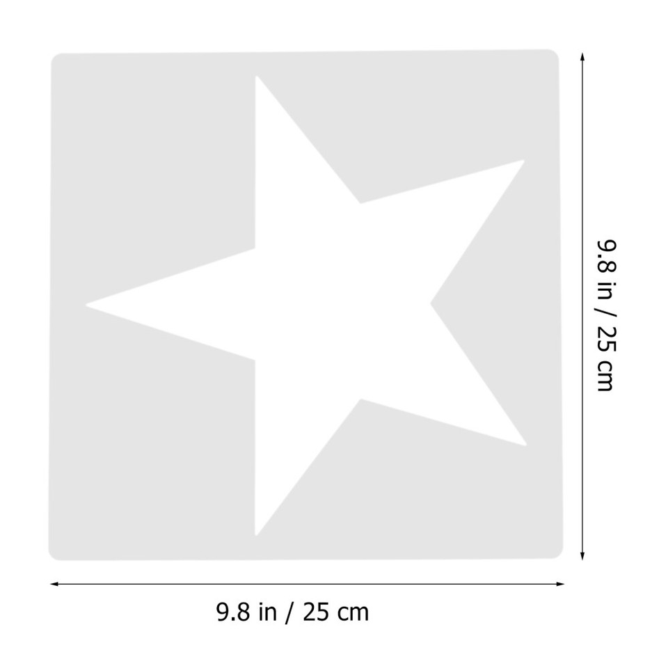 8pcs Stencils For Painting Template For Painting Star Stencil Wall ...