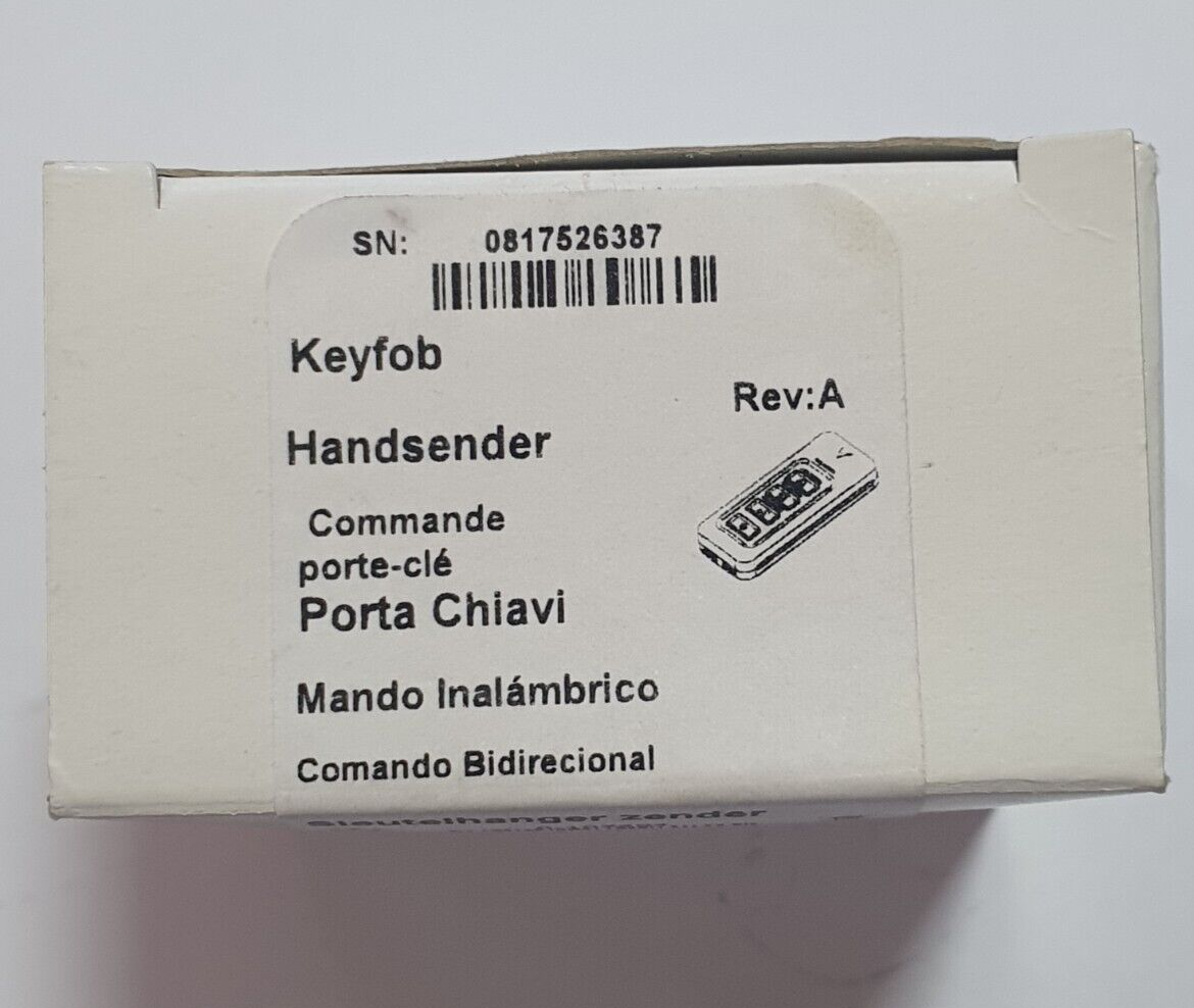 2pcs VISONIC KF235 PG2 RUBBER 8680 Incert Wireless Remote Keyfob (868