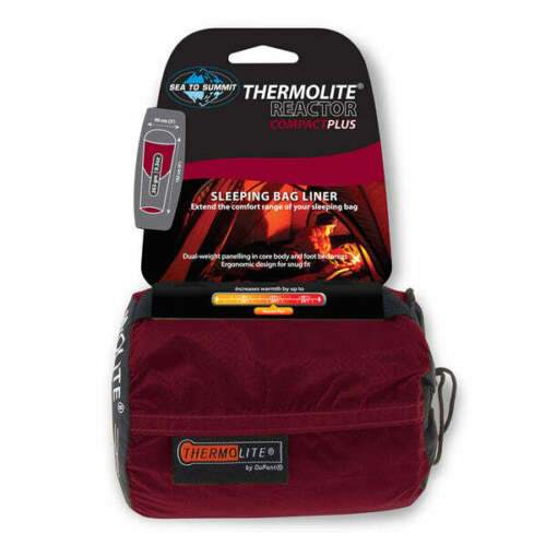 New - Sea to Summit Thermolite Reactor Compact Plus Sleeping Bag Liner - Short - Picture 1 of 3