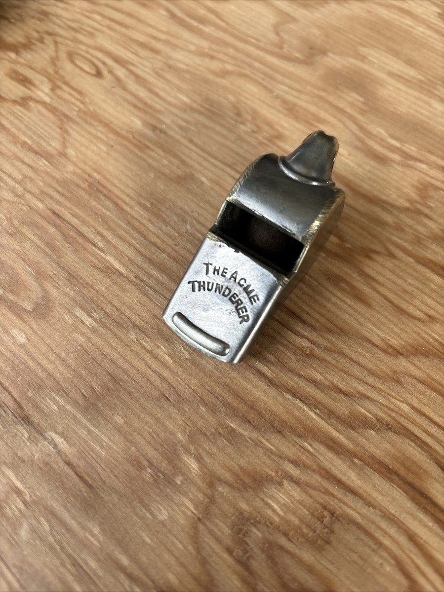 Vtg Brass Whistle 