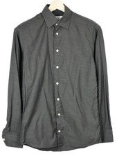 ETON Slim Formal Shirt Shirt Mens Small Button Down Green Button